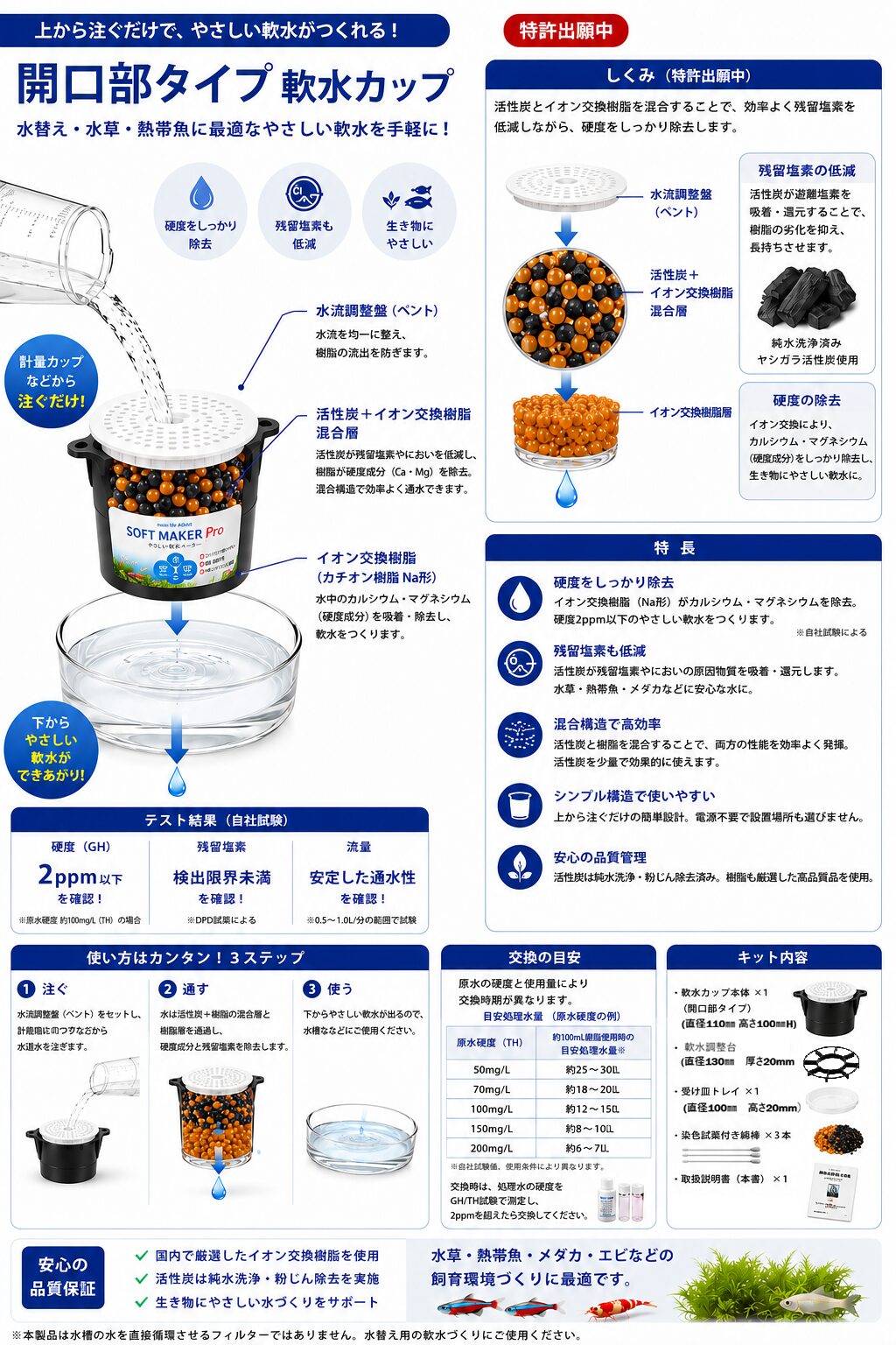 軟水製造カップ_SOFT MAKER Pro (110mmφ 60mmH) - 画像 (4)